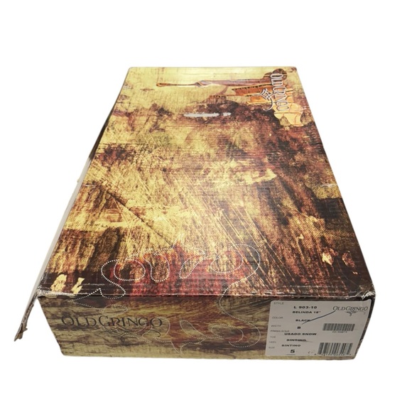 Like New Old Gringo Belinda 18” Boots in Black Size 5 - Picture 14 of 14